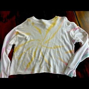 Love Vintage cropped Tiedye sweatshirt. S/M
